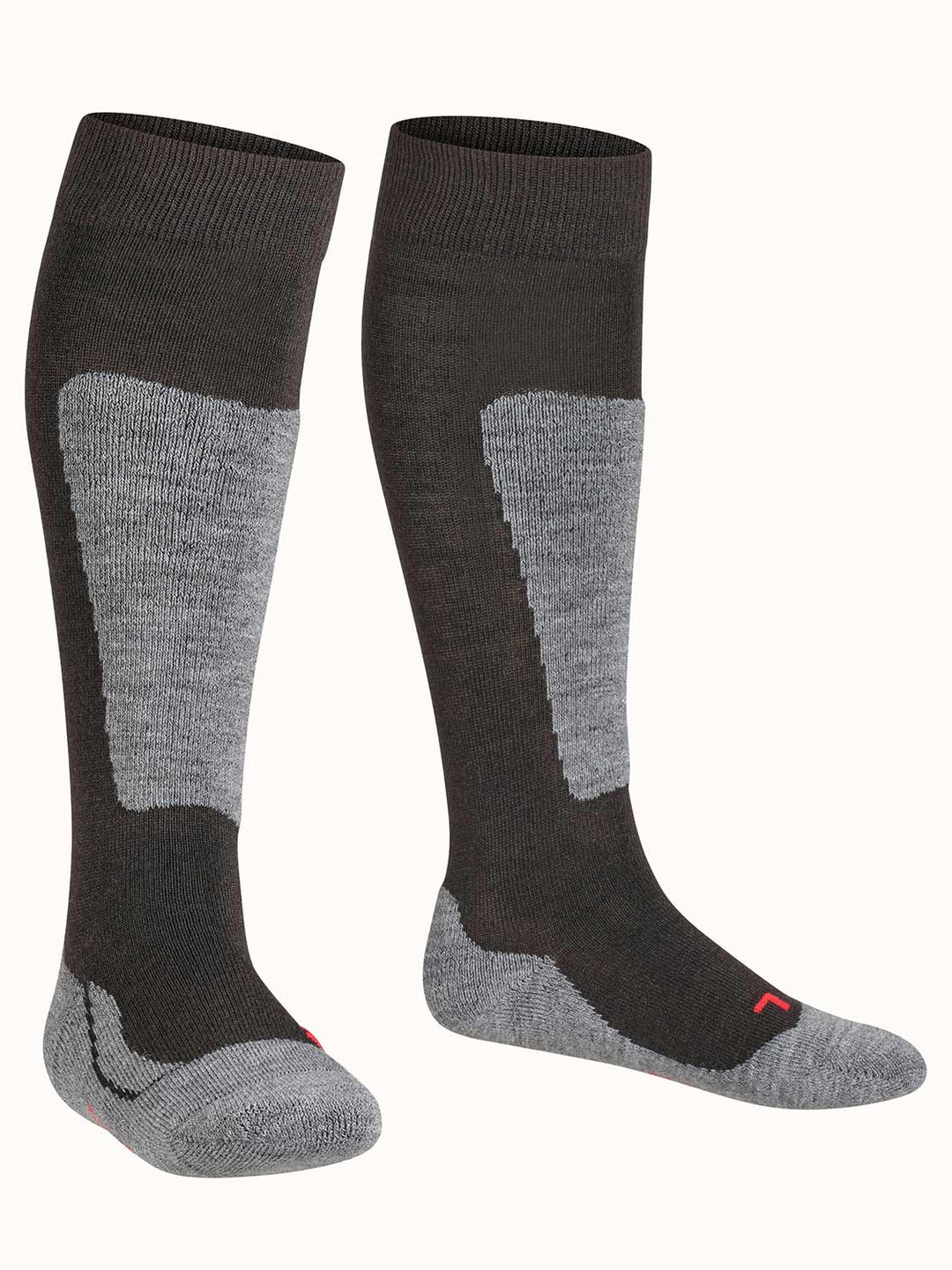 Merino kids ski socks falke #colour_black