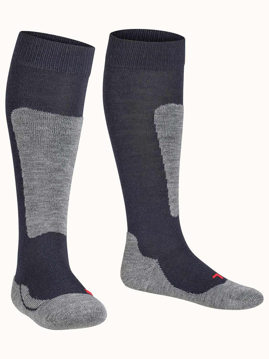 Merino kids ski socks falke Navy #colour_marine