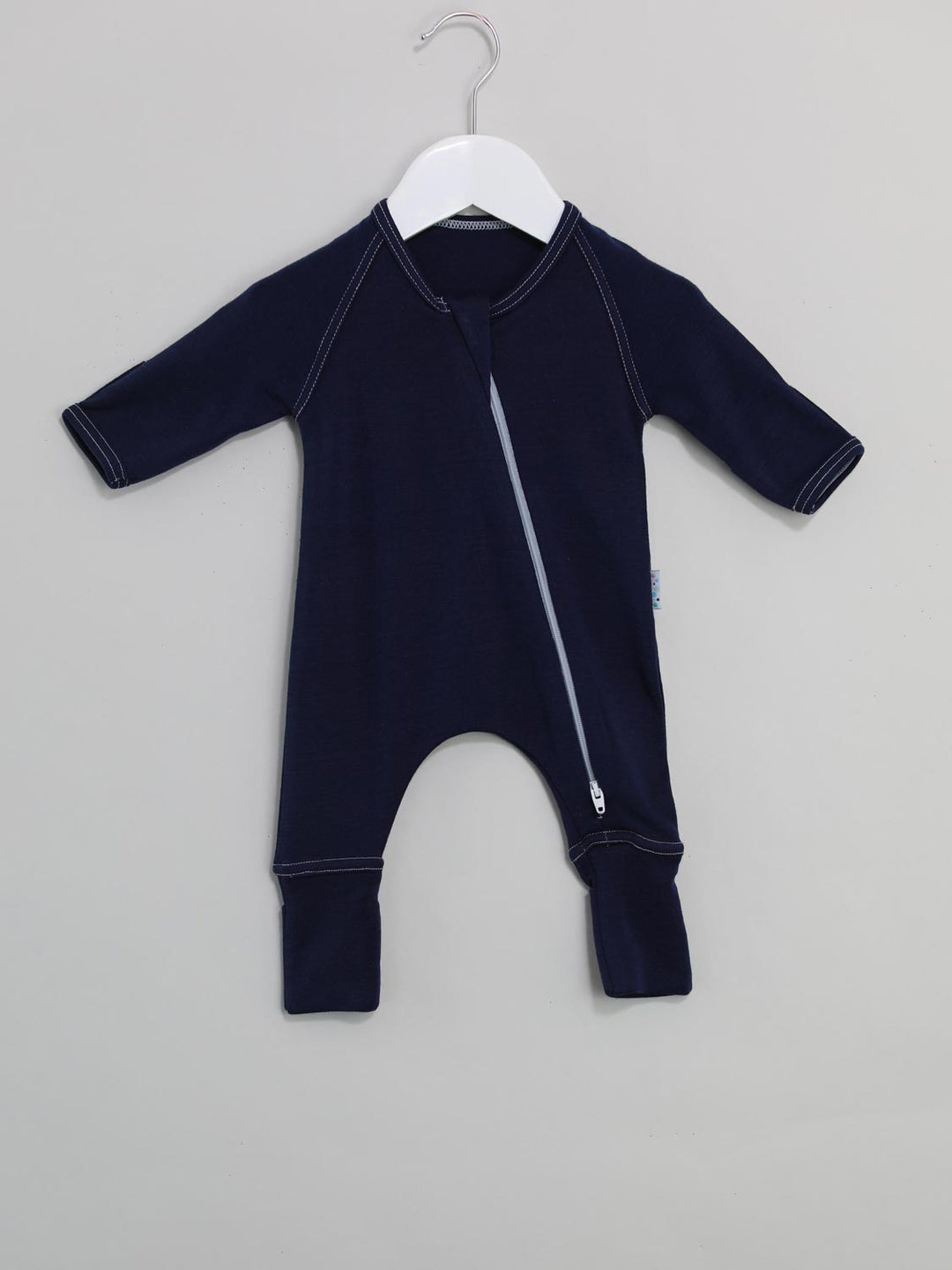 Preloved | Merino Zip Sleepsuit | Newborn