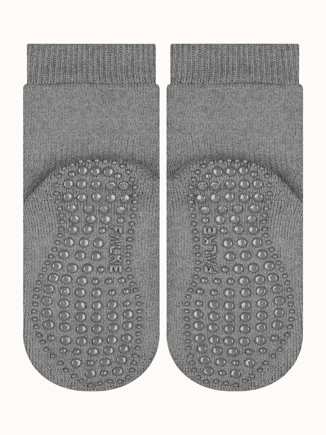 Merino toddler slipper socks side grey bottom #colour_light-grey-melange