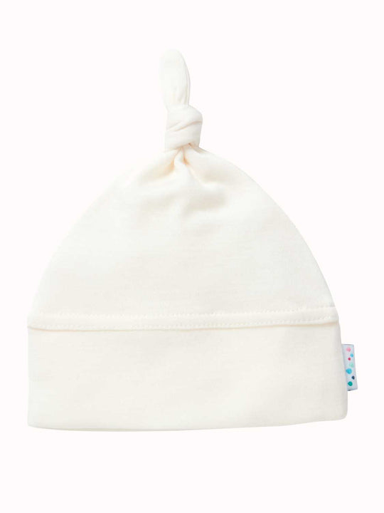 Merino baby hat white #colour_pure-ivory