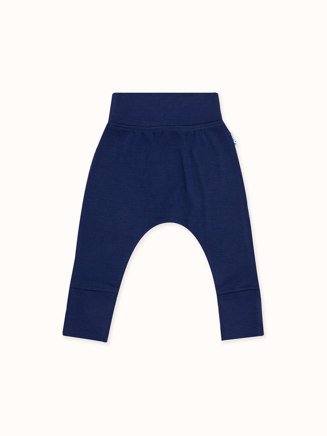 Merino baby legging navy #colour_french-navy