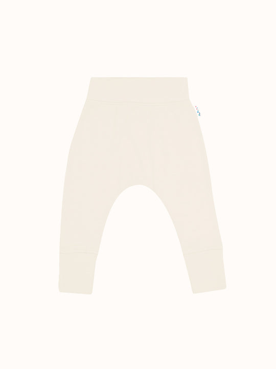 Merino baby legging white #colour_pure-ivory