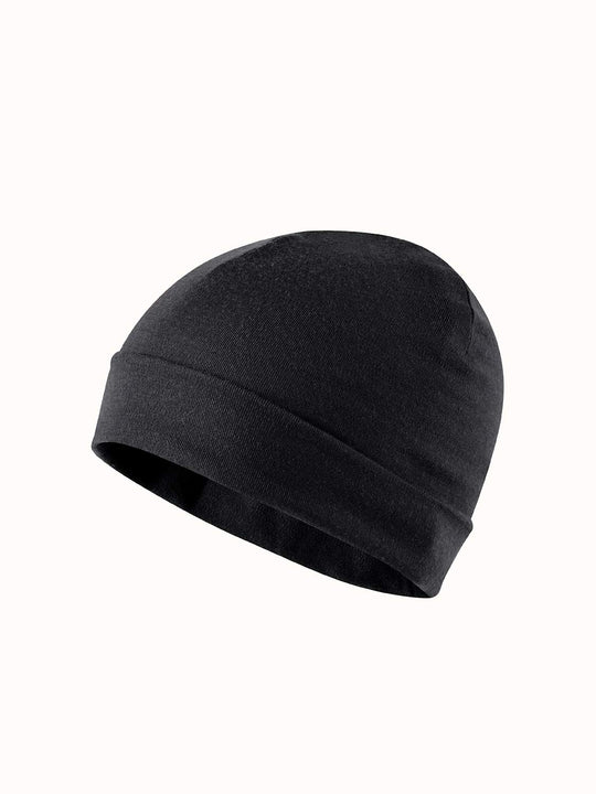 merino beanie black #colour_ink