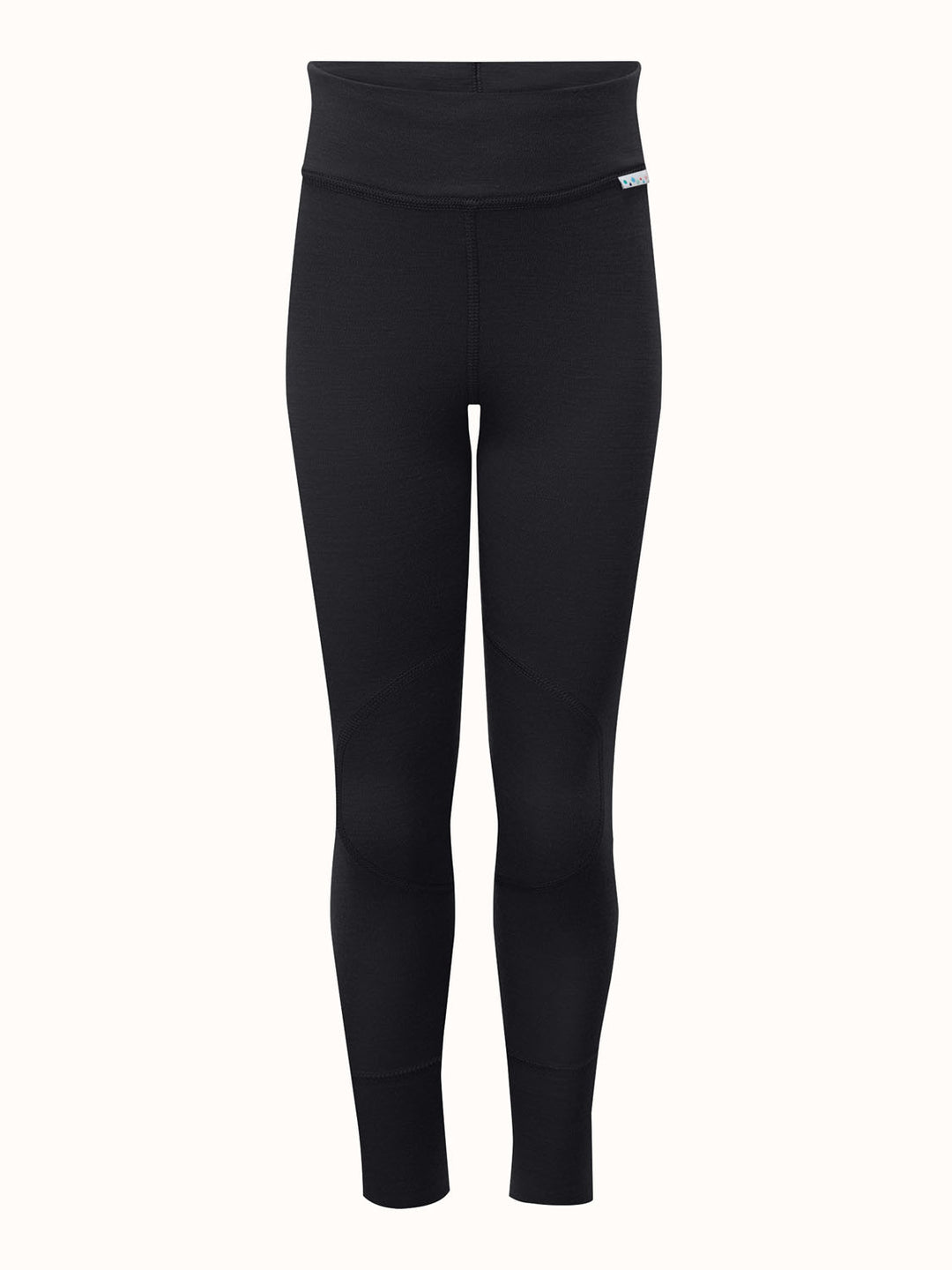 Merino kids thermal baselayer legging black #colour_ink