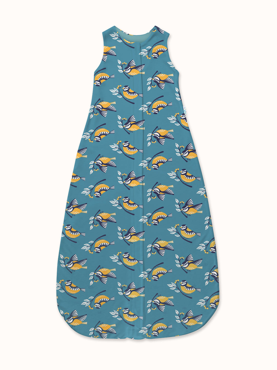 Merino Toddler Sleeping Bag by Superlove Merino bird #colour_blue-tit