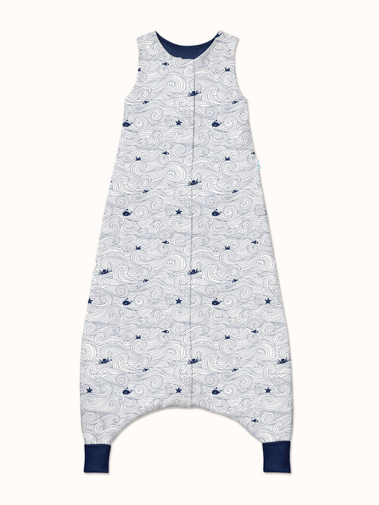 imperfect Merino toddler sleeping bag with feet ocean #colour_drifting-off