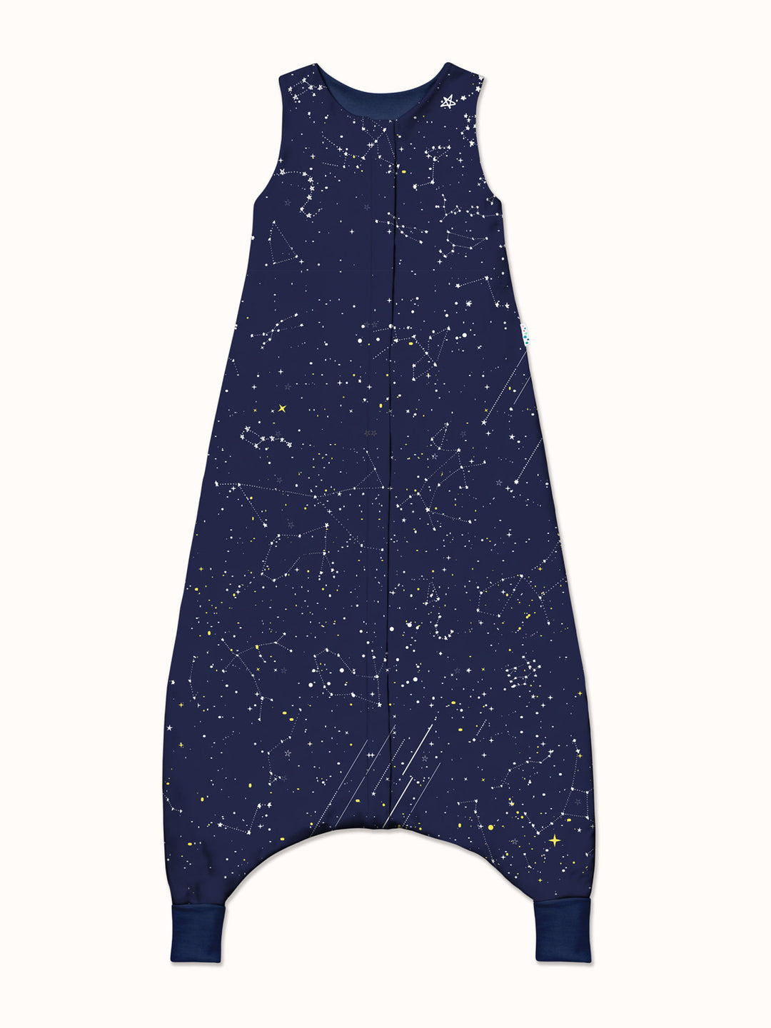 imperfect Merino toddler sleeping bag with feet space stars navy  #colour_superstar