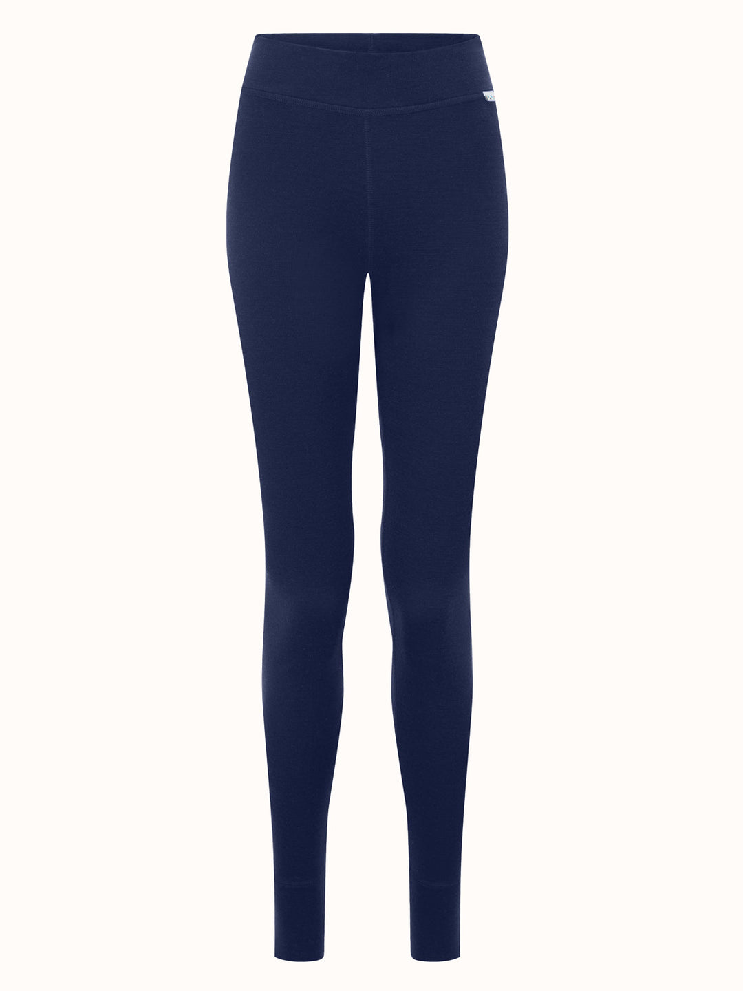 Merino womens baselayer thermal legging navy #colour_french-navy