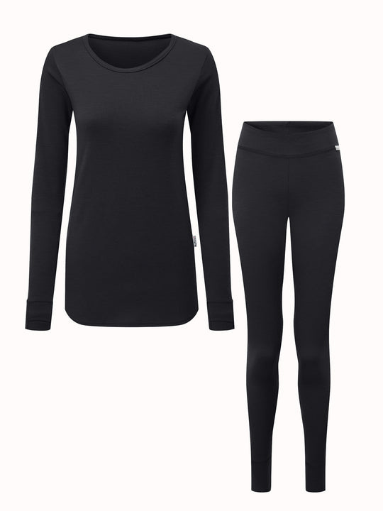 Womens Merino Thermal Base Layer Superlove Merino black #colour_ink