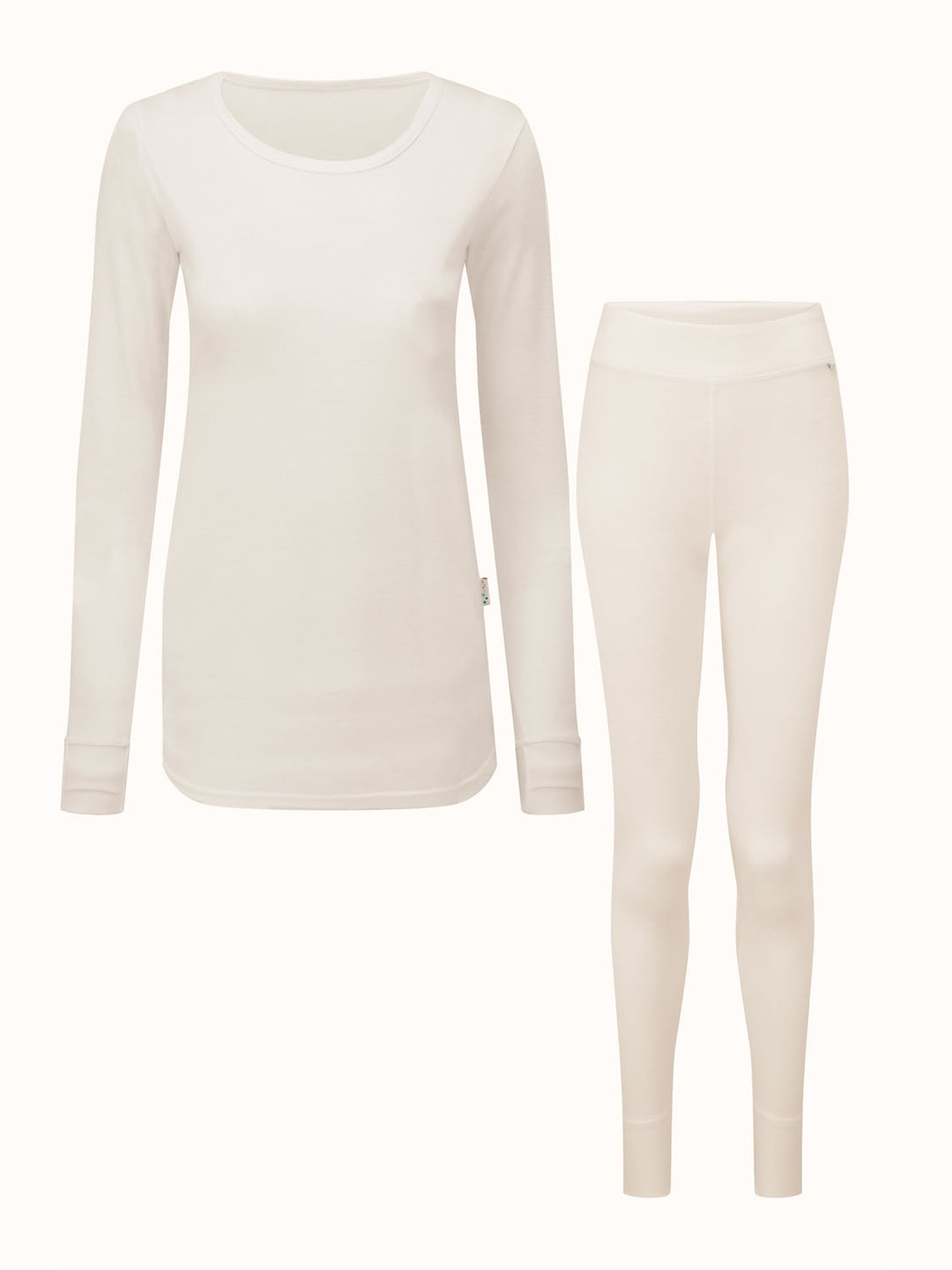 womens merino thermal base layer superlove merino white #colour_pure-ivory