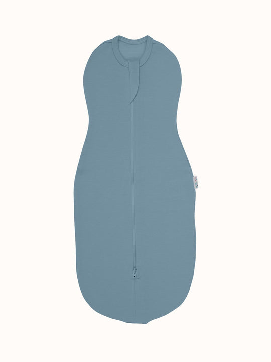 Merino zip swaddle blue still #colour_lake