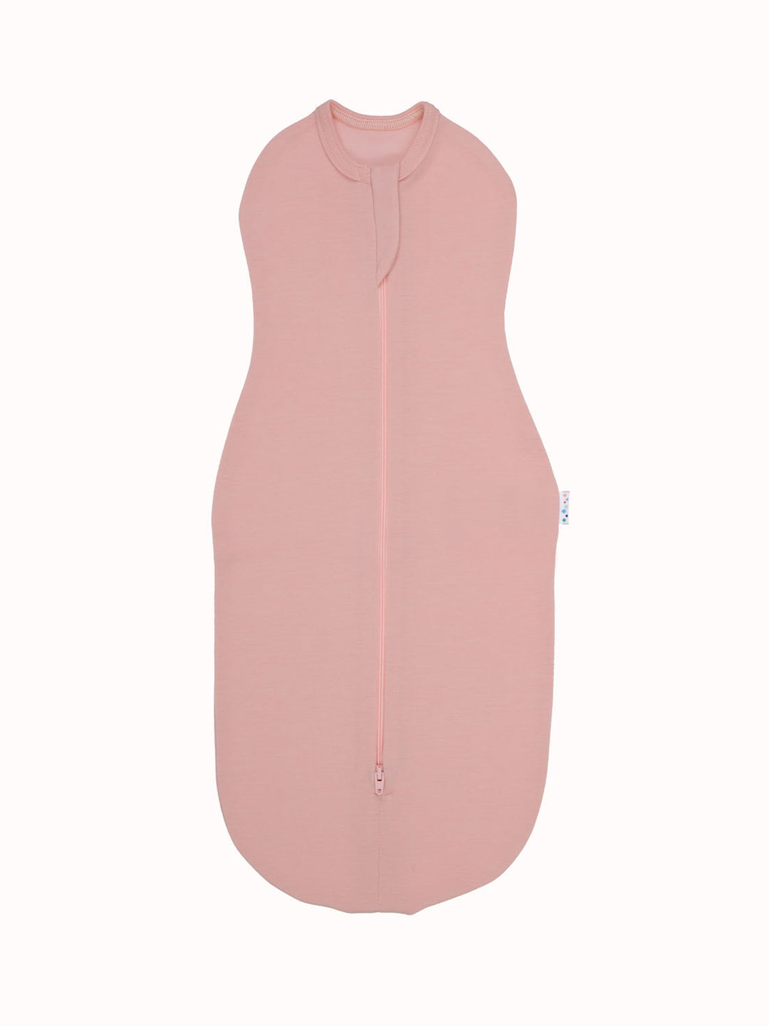 Merino zip swaddle pink #colour_vintage-rose