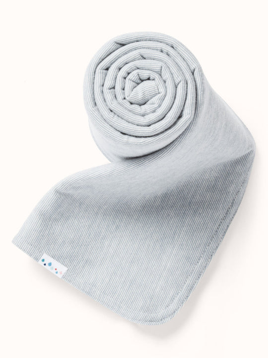 merino baby swaddle blanket grey superlove #colour_cloud-grey-melange