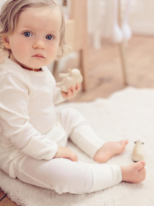 merino baby thermal base layer set white legging #colour_pure-ivory