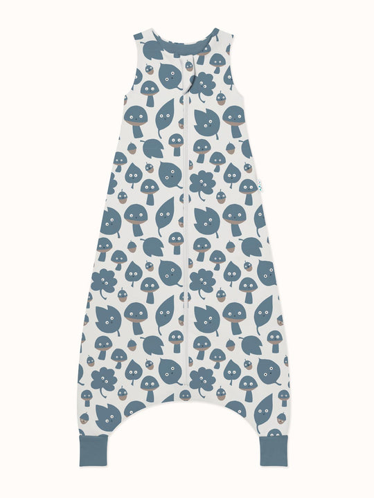 Merino toddler sleeping bag woodland mushroom toadstool print  #colour_woodfolk