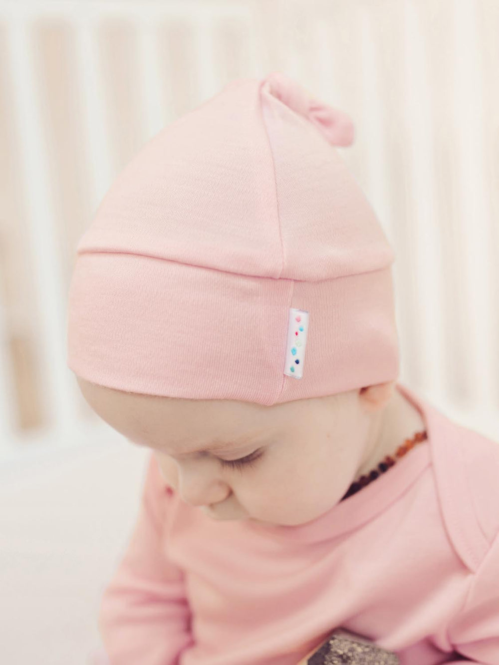 newborn baby merino hat pink side #colour_vintage-rose
