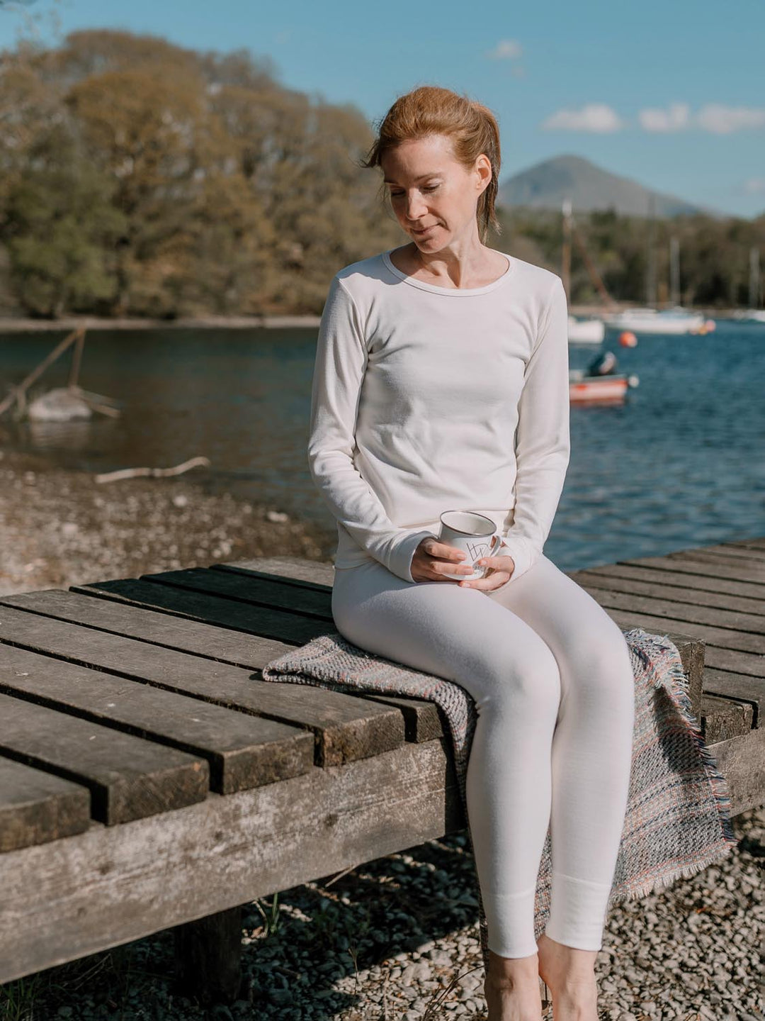 womens merino base layer thermal white front #colour_pure-ivory