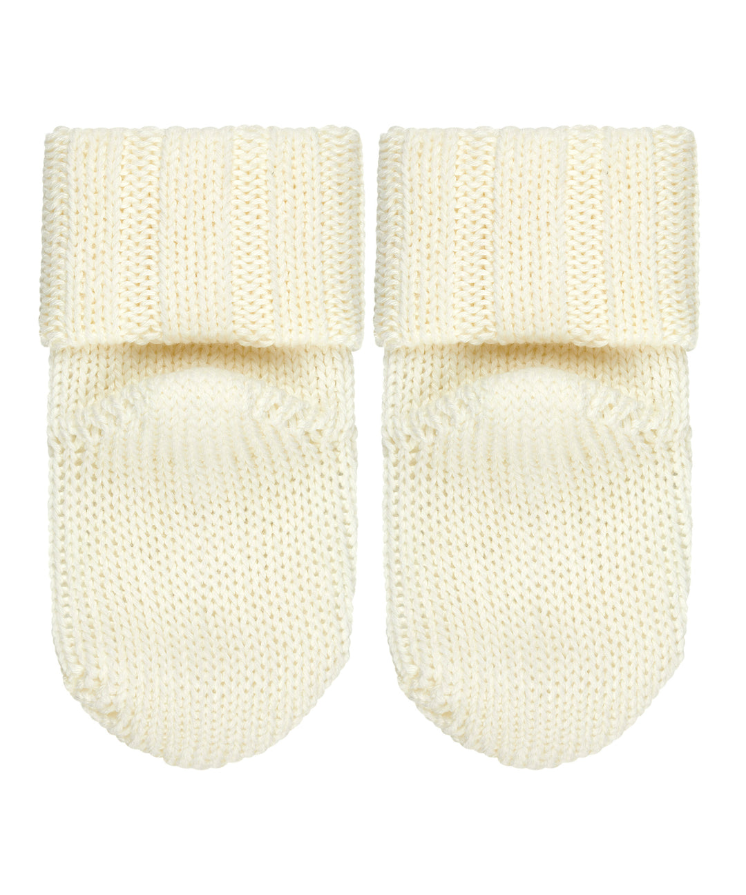 Baby Merino wool sock booties by falke  rear view #colour_off-white