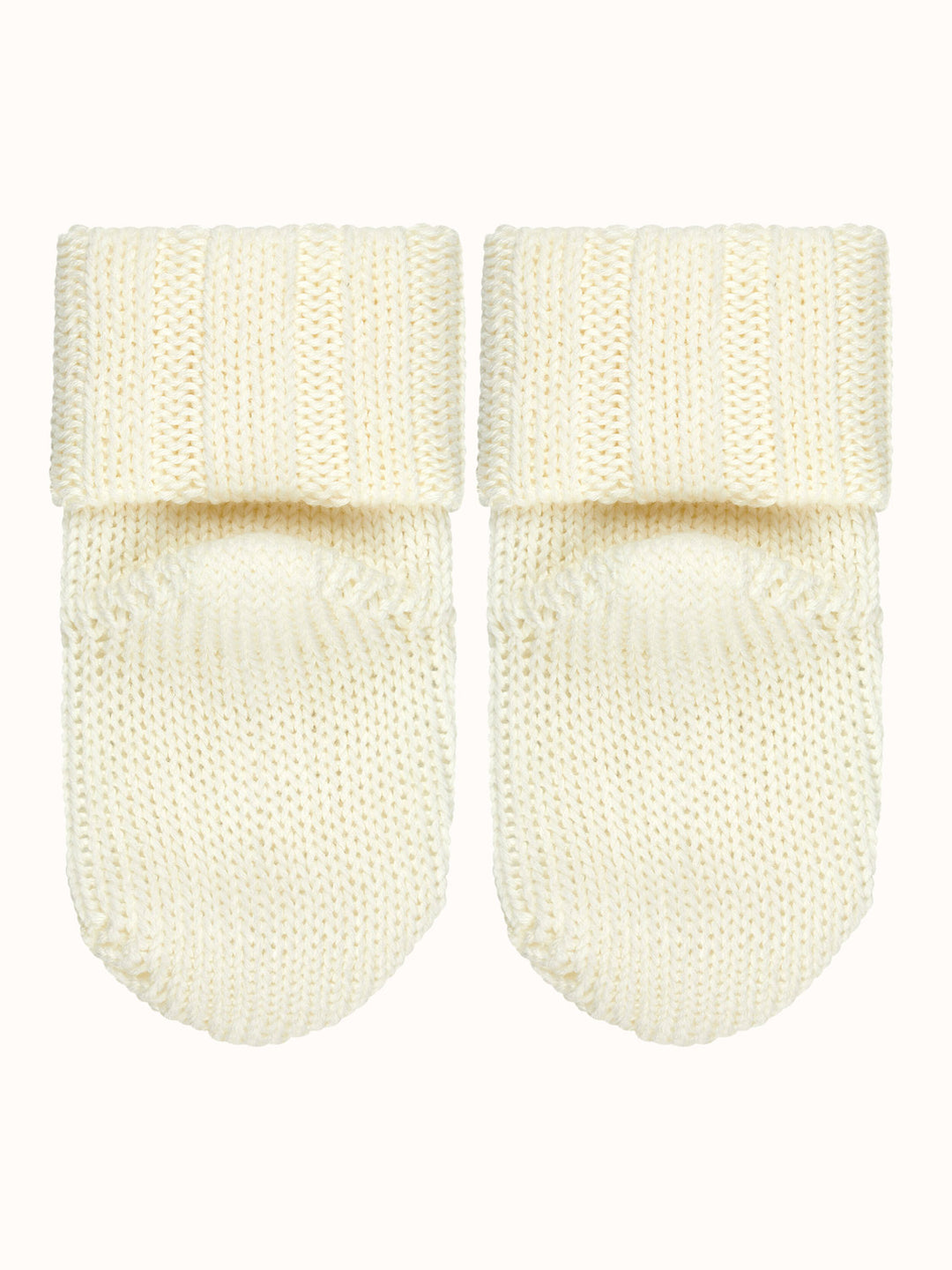 Baby Merino wool sock booties bottom by falke #colour_off-white