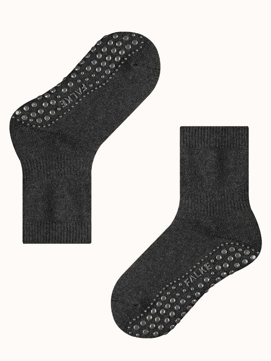Merino toddler slipper socks side flat #colour_asphalt-grey