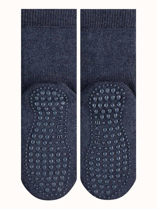 Falke Catspads Slipper socks blue soles #colour_dark-blue