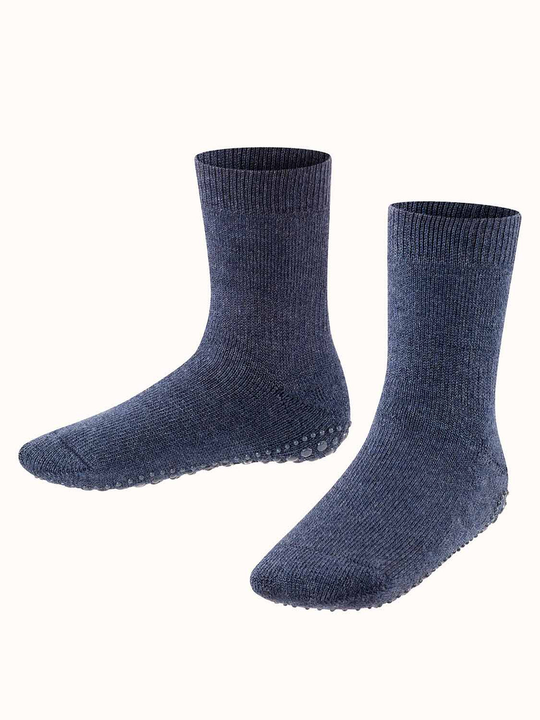 Falke Catspads Slipper socks blue front #colour_dark-blue