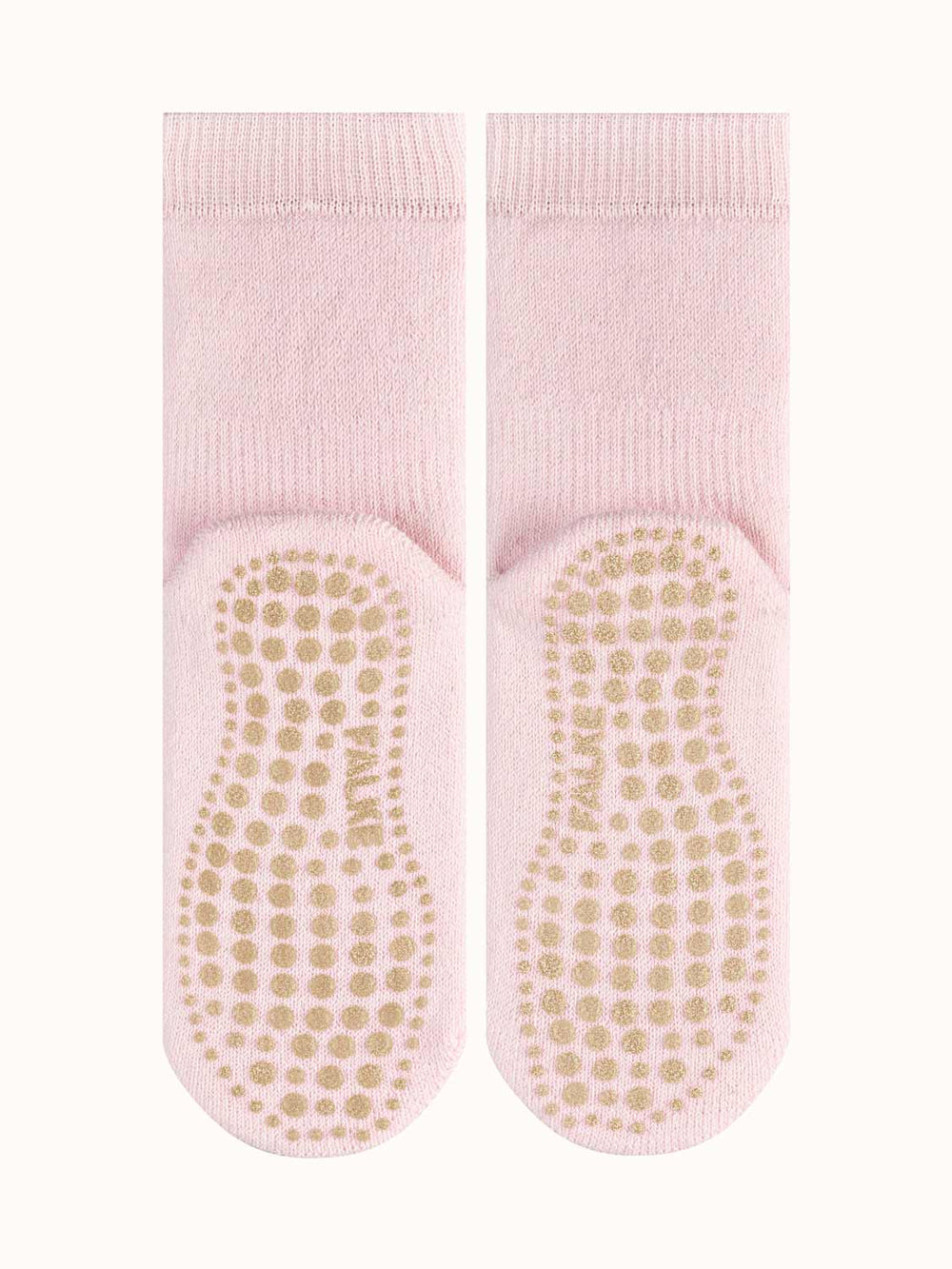 Merino toddler slipper socks sole #colour_powder-rose