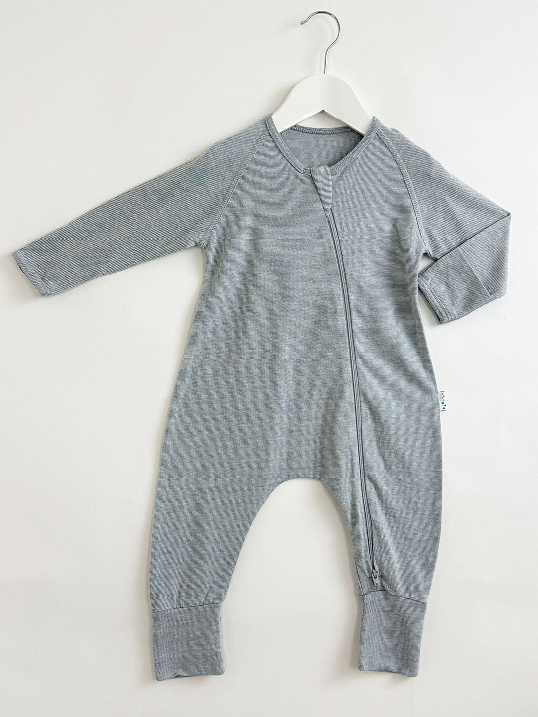 Preloved | Merino + Cotton Zip Sleepsuit  | 12 – 18 M