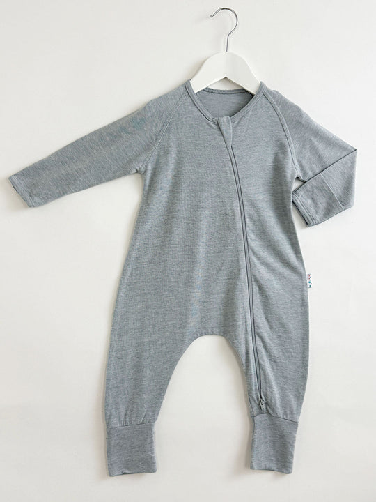 Preloved | Merino + Cotton Zip Sleepsuit  | 12 – 18 M