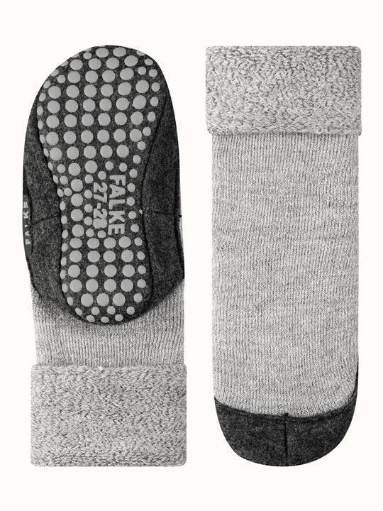 Merino wool toddler and kids felted slipper socks light grey bottom #colour_light-grey