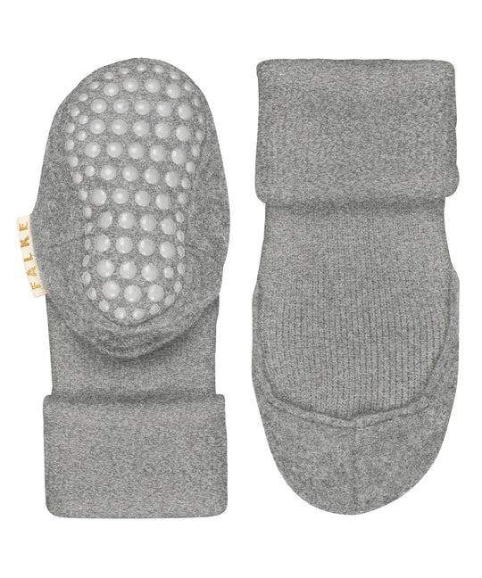 Merino wool baby felted slipper socks  light grey bottom #colour_light-grey