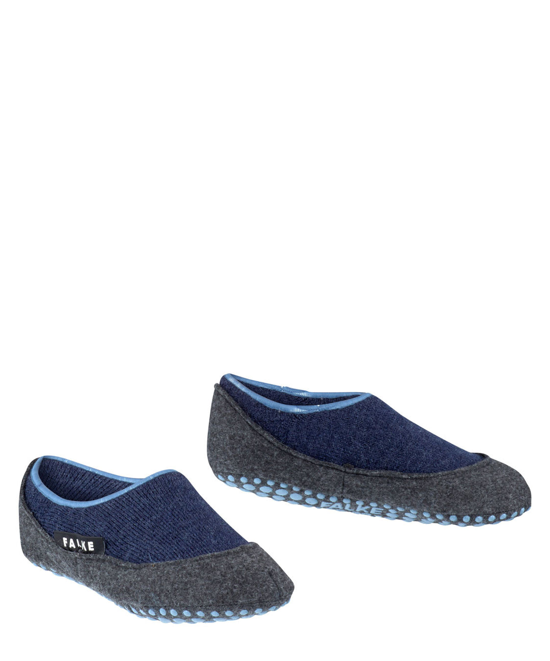 Merino wool kids felted slipper socks  left  #colour_dark-blue