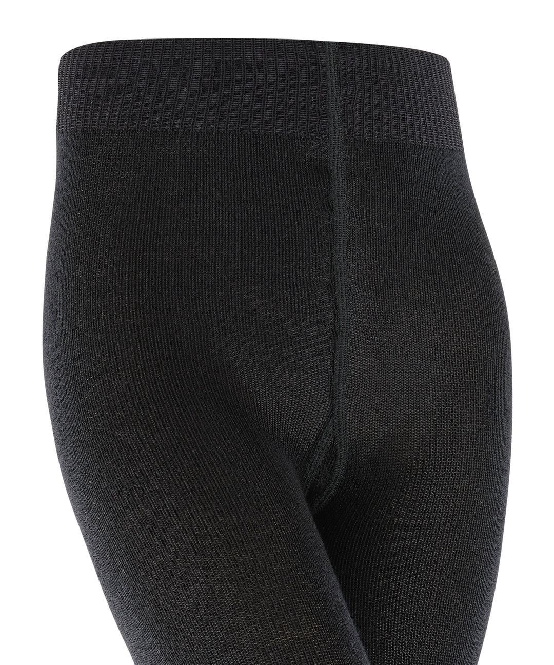 Merino girls tights detail #colour_black