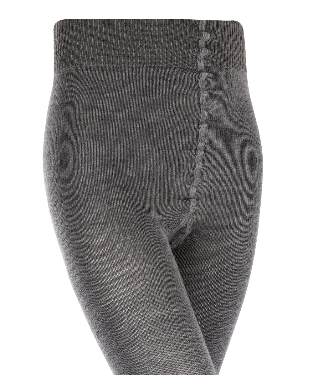 Merino girls tights detail #colour_dark-grey