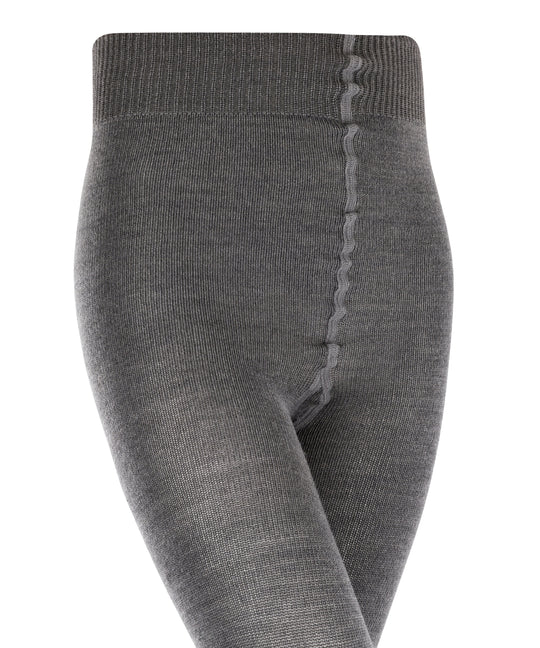 Merino girls tights detail #colour_dark-grey