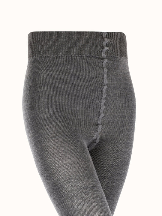 Merino girls tights top #colour_dark-grey