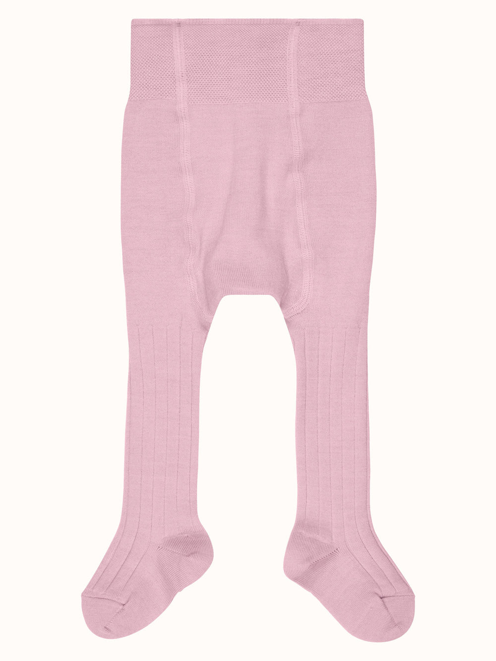 cashmere wool cotton natural fibres tights for baby back #colour_rose