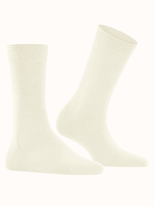 Merino wool womens socks white #colour_off-white