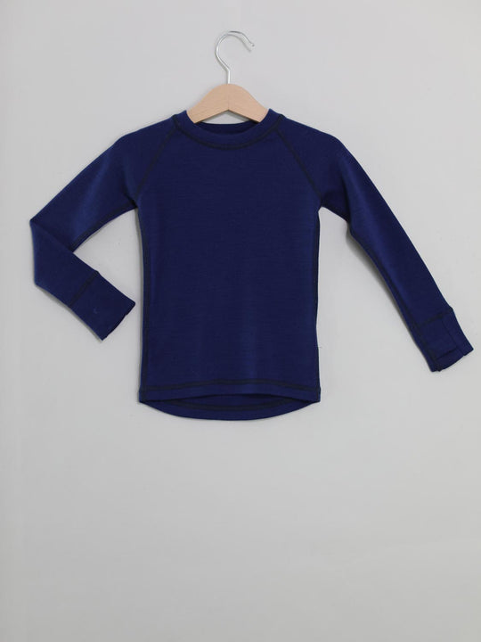 Preloved | Merino Kids Base Layer Top | 1-2 Y