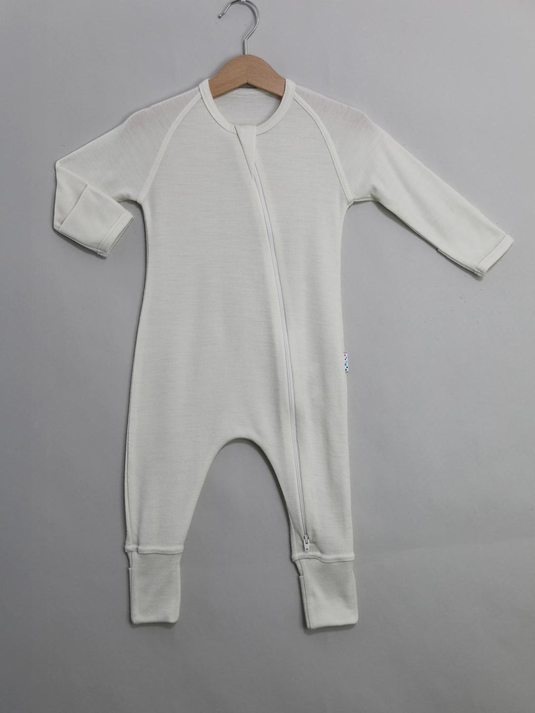 Preloved | Merino Zip Sleepsuit  | 6-12 M