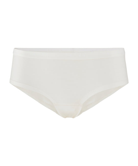 Merino wool womens hipster briefs seamless underpants white still #colour_off-white