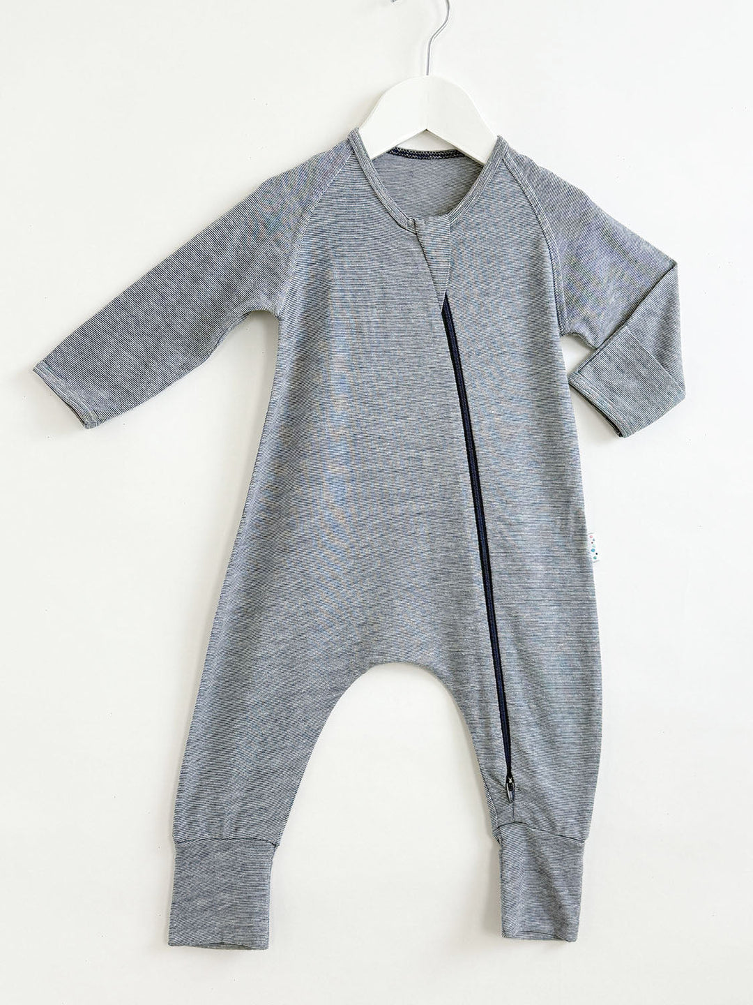 Preloved | Merino + Cotton Zip Sleepsuit  | 6 – 12 M
