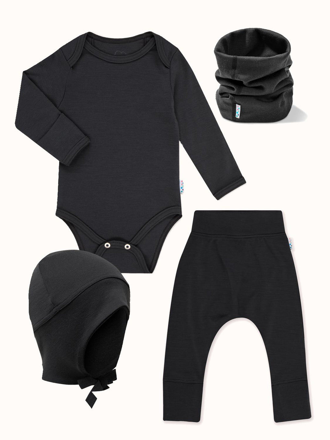 Baby Merino Ski bundle Superlove Merino black #colour_ink