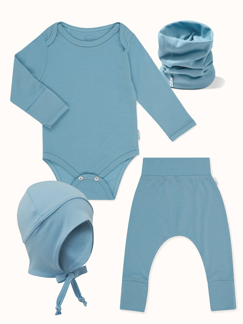 Baby Merino Ski bundle Superlove Merino blue #colour_raindrop