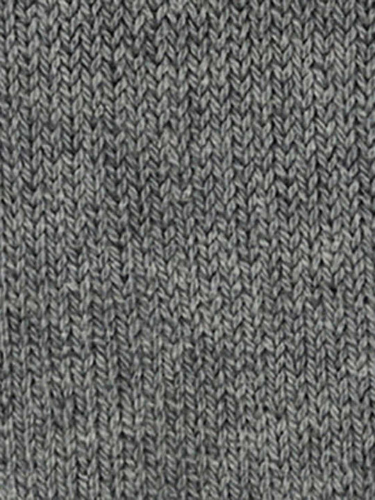 Merino toddler slipper socks side grey swatch #colour_light-grey-melange