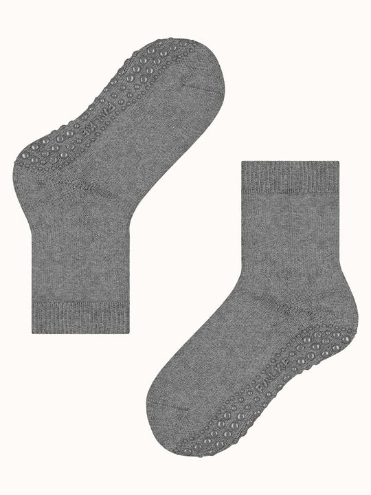Merino toddler slipper socks side #colour_light-grey-melange