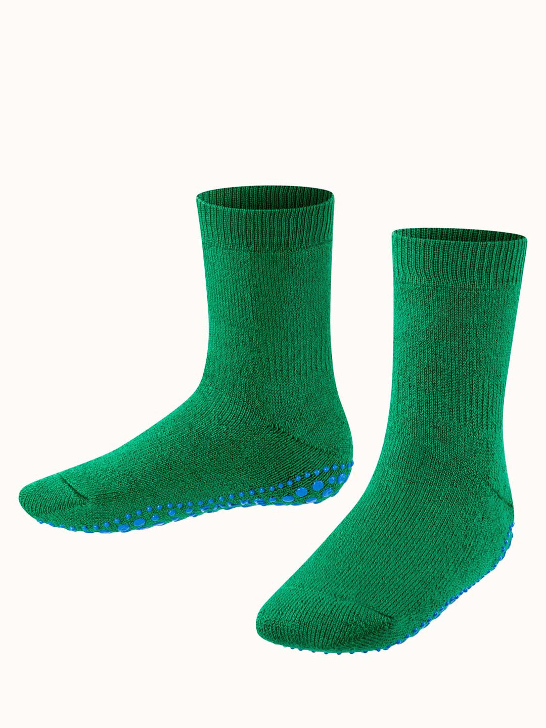 Falke Catspads Slipper socks green side #colour_grass-green