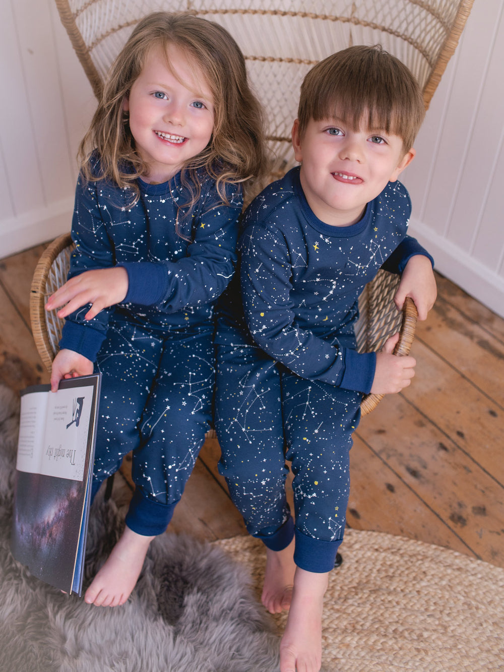 organic cotton kids pyjama PJ unisex #colour_superstar