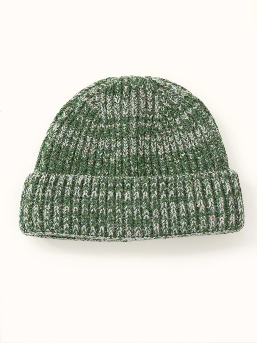 forest green merino wool fishermans knit beanie hat still unisex mens womens kids  #colour_moss